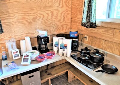 New River Cabins kitchen items we include